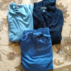 3 banana republic men's extra large sweaters